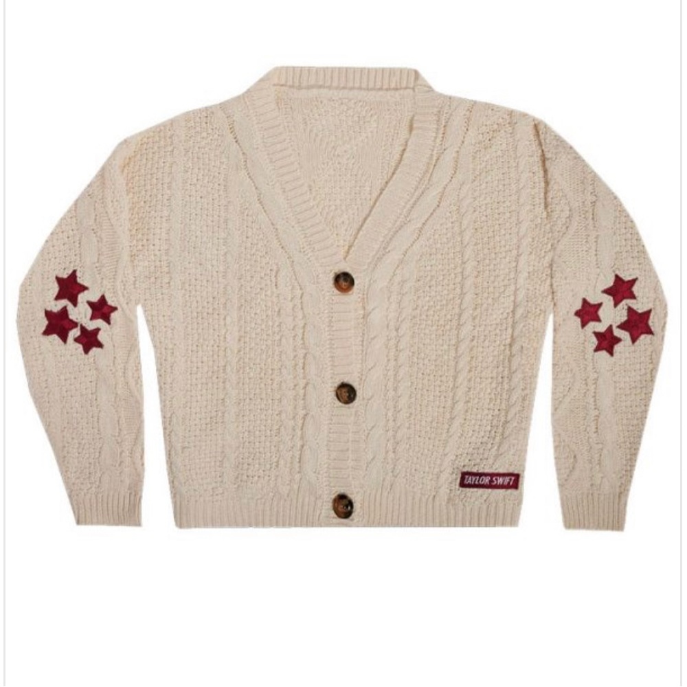 Taylor Swift Cardigan - M/L Red (Taylor’s Version) Cardigan-Worn Once/ Rare